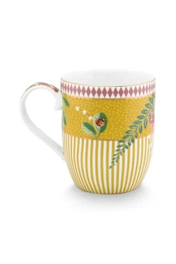 Pip Studio Porzellan Sets|Kaffeetassen|La Majorelle Set/2 Tassen Klein Gelb