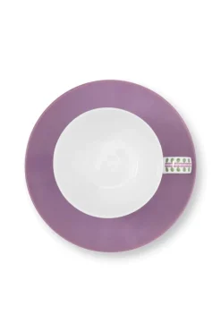 Pip Studio Cappuccino Tasse|Tasse & Untertasse|Lily & Lotus Cappuccino Tasse & Untertasse Lila Violett