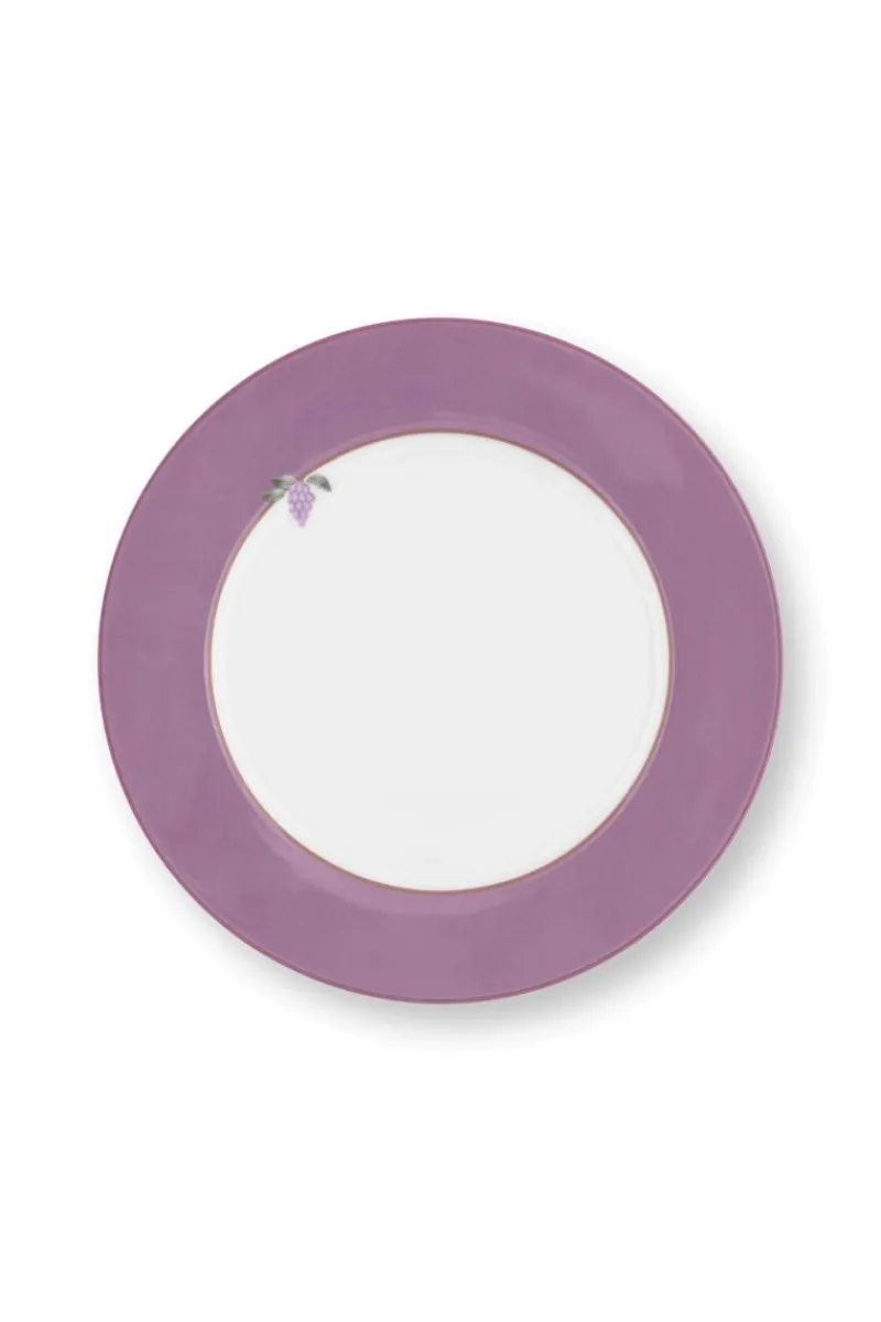 Pip Studio Frühstücksteller|Lily & Lotus Frühstücksteller Lila 21cm Violett