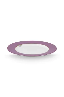 Pip Studio Frühstücksteller|Lily & Lotus Frühstücksteller Lila 21cm Violett