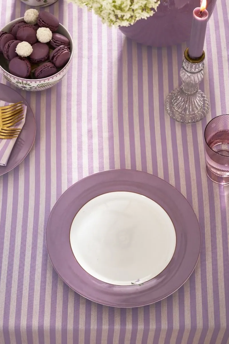 Pip Studio Frühstücksteller|Lily & Lotus Frühstücksteller Lila 23cm Violett