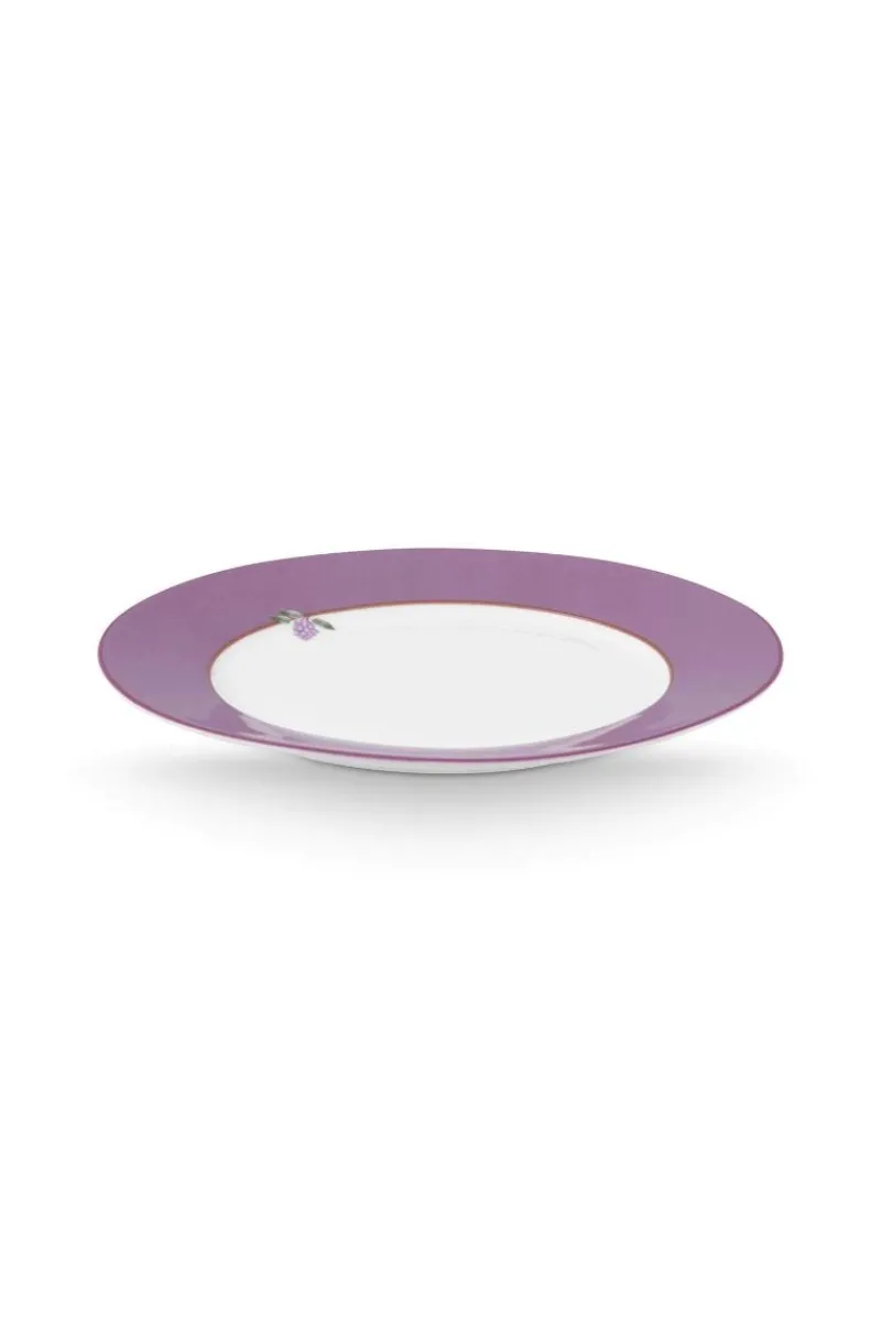 Pip Studio Frühstücksteller|Lily & Lotus Frühstücksteller Lila 23cm Violett