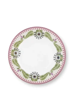 Pip Studio Frühstücksteller|Lily & LotusFrühstücksteller Lila 23cm Weiß