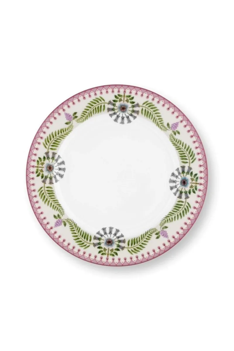 Pip Studio Frühstücksteller|Lily & LotusFrühstücksteller Lila 23cm Weiß