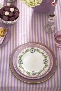 Pip Studio Frühstücksteller|Lily & LotusFrühstücksteller Lila 23cm Weiß