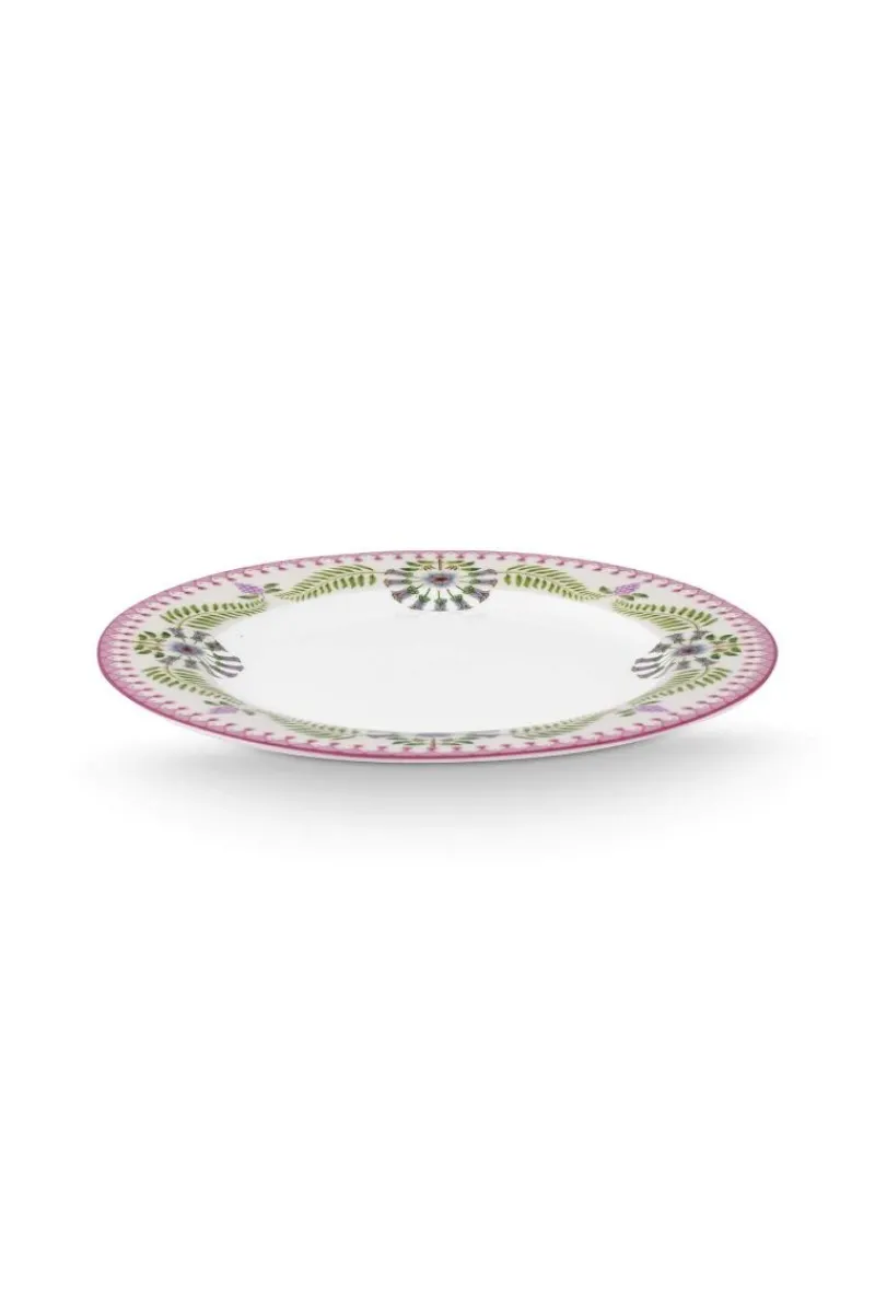 Pip Studio Frühstücksteller|Lily & LotusFrühstücksteller Lila 23cm Weiß