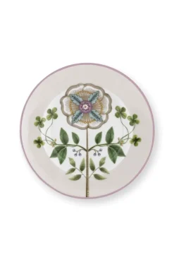 Pip Studio Gebäckteller|Lily & Lotus Petit Four Lila 12cm Weiß