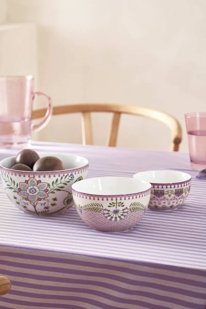Pip Studio Schalen|Lily & Lotus Schale Lila 15cm Violett