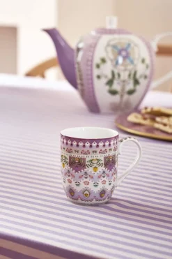 Pip Studio Porzellan Sets|Kaffeetassen|Lily & Lotus Set/2 Tassen Klein Lila 145ml Violett