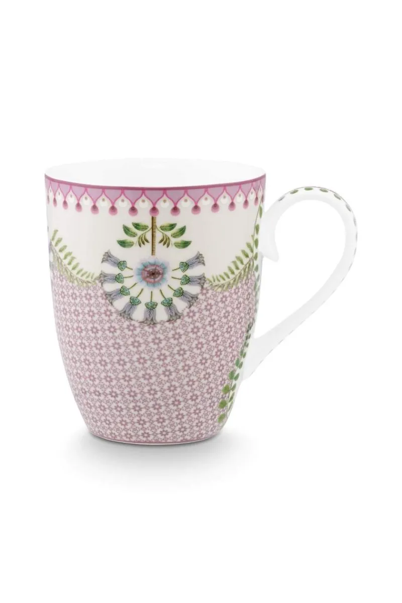 Pip Studio Teetassen|Lily & Lotus Tasse Gross Lila 350ml Violett