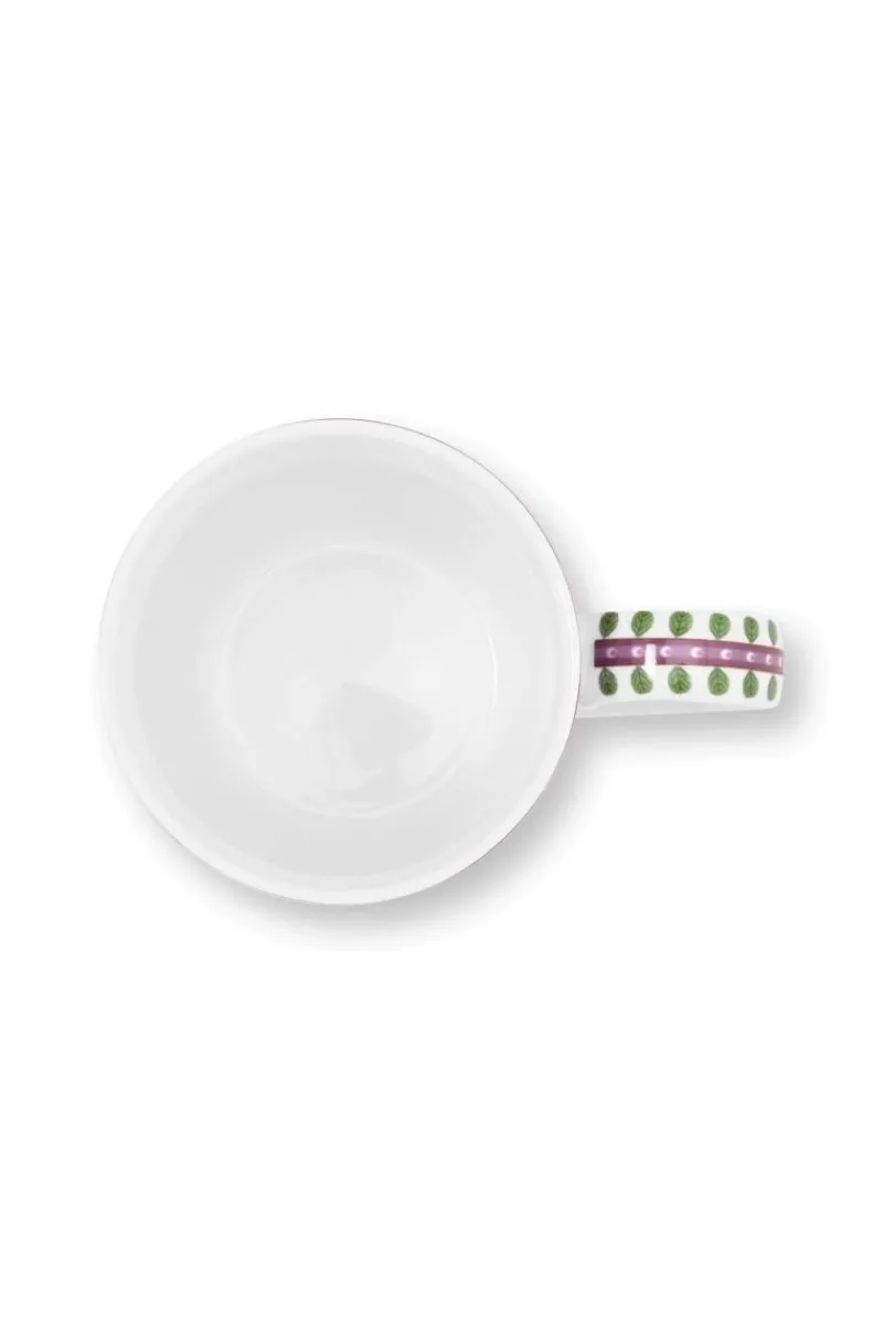 Pip Studio Teetassen|Lily & Lotus Tasse Gross Lila 350ml Violett