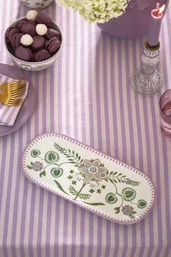 Pip Studio Tortenteller|Lily & Lotus Tortenteller Rechteckig Lila Weiß
