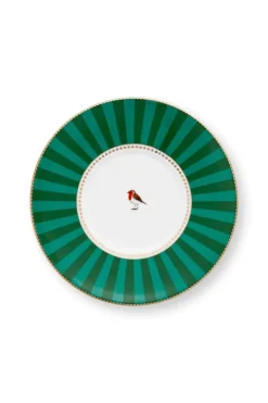Pip Studio Cappuccino Tasse|Tasse & Untertasse|Love Birds Cappuccino Tasse & Untertasse Grün