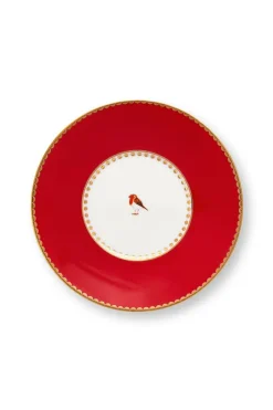 Pip Studio Espresso Tasse|Tasse & Untertasse|Love Birds Espresso Cup & Saucer Red/Pink Rosa