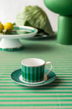 Pip Studio Espresso Tasse|Tasse & Untertasse|Love Birds Espresso Tasse & Untertasse Grün