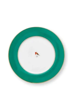 Pip Studio Frühstücksteller|Love Birds Frühstücksteller 21cm Grün