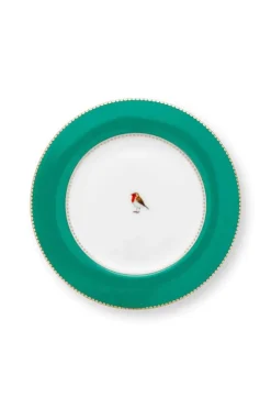 Pip Studio Gebäckteller|Love Birds Gebäckteller 17cm Grün
