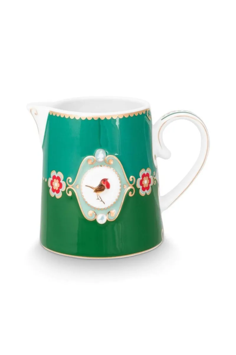 Pip Studio Milchkännchen|Love Birds Kanne Klein Grün
