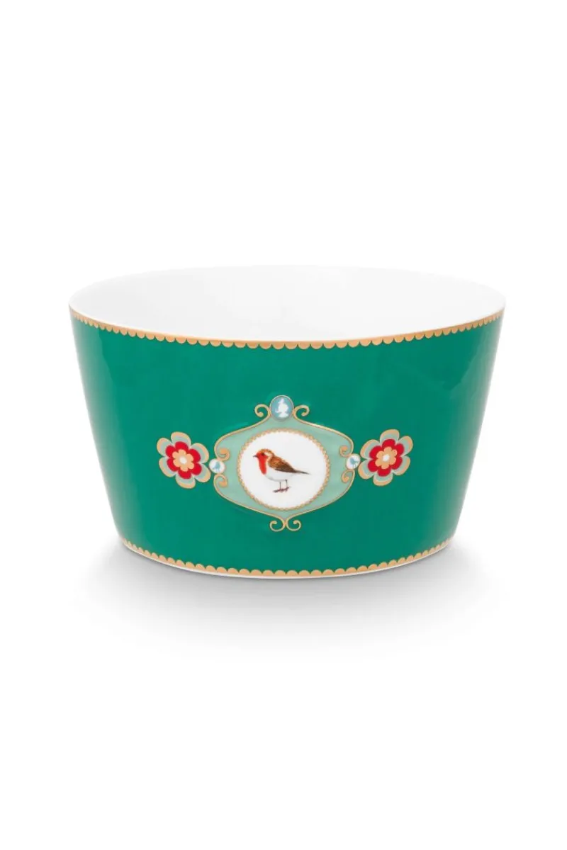 Pip Studio Schalen|Love Birds Schale 15cm Grün