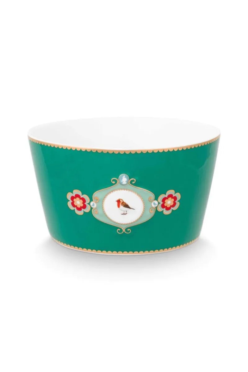 Pip Studio Schalen|Love Birds Schale 15cm Grün