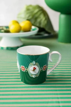Pip Studio Teetassen|Love Birds Tasse Gross Duo Grün