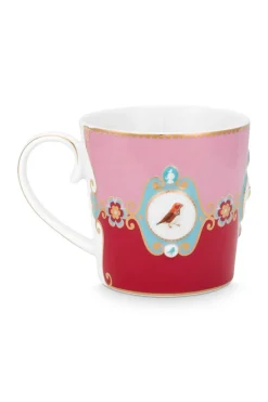 Pip Studio Teetassen|Kaffeetassen|Love Birds Tasse Gross Rot/Rosa