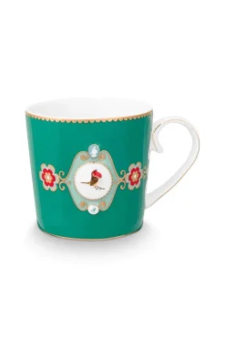 Pip Studio Kaffeetassen|Love Birds Tasse Klein Grün