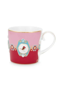 Pip Studio Kaffeetassen|Love Birds Tasse Klein Rot/Rosa