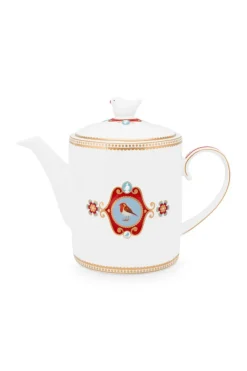 Pip Studio Teekannen|Love Birds Teekanne Medium Weiß