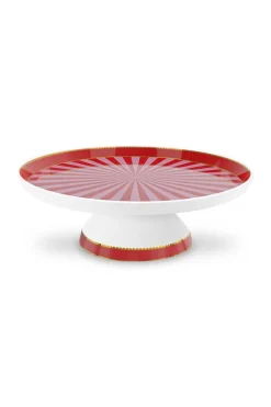 Pip Studio Tortenteller|Love Birds Tortenteller Klein Rot/Rosa