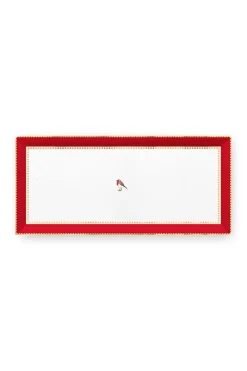 Pip Studio Tortenteller|Love Birds Tortenteller Rechteckig Rot