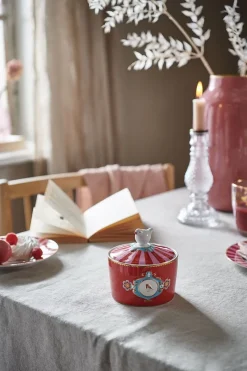 Pip Studio Zuckerdose|Love Birds Zuckerdose Rot/Rosa