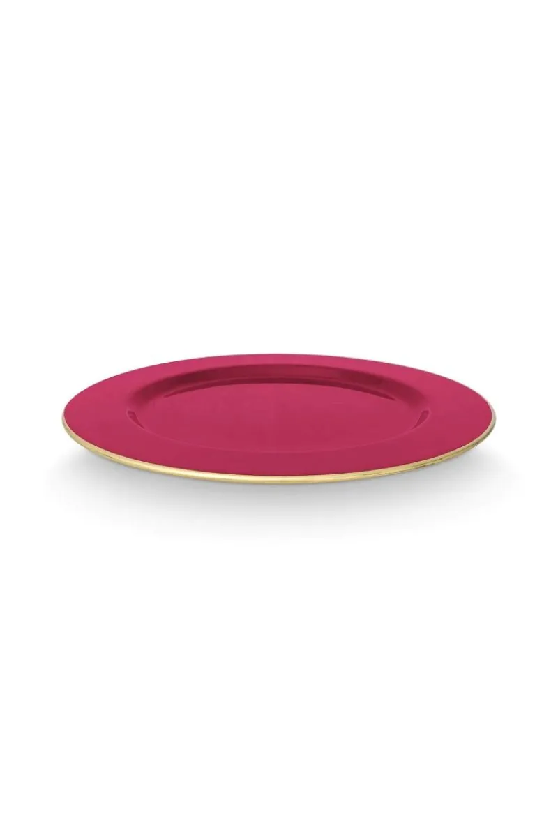 Pip Studio Schalen Und Tabletts|Obstschalen|Metall Schale 32cm Rosa