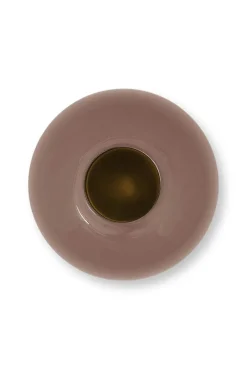 Pip Studio Große Vasen|Metall Vase Braun 23cm