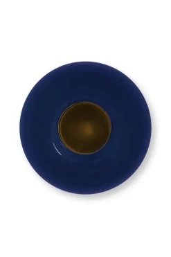 Pip Studio Große Vasen|Metall Vase Dunkelblau 23 cm