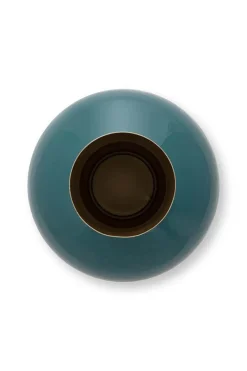 Pip Studio Große Vasen|Metall Vase Dunkel 40cm Grün