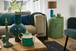 Pip Studio Große Vasen|Metall Vase Dunkel 40cm Grün