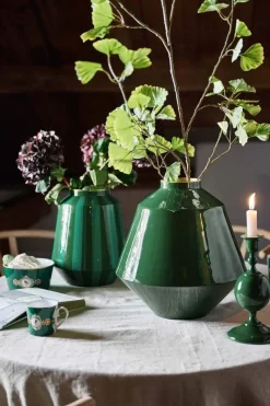 Pip Studio Weihnachten|Große Vasen|Metall Vase Dunkel 35cm Grün