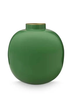 Pip Studio Große Vasen|Metall Vase Grün 23cm