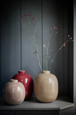 Pip Studio Große Vasen|Metall Vase 32cm Khaki