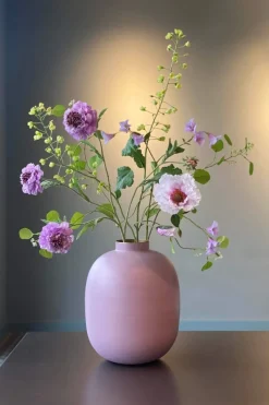 Pip Studio Große Vasen|Metall Vase Matte Lila 32cm Violett