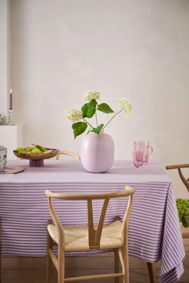 Pip Studio Große Vasen|Metall Vase Matte Lila 32cm Violett