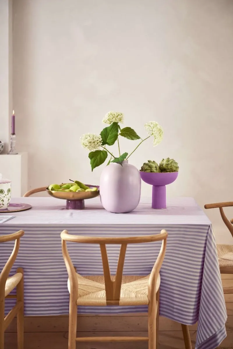 Pip Studio Große Vasen|Metall Vase Matte Lila 32cm Violett