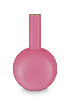 Pip Studio Große Vasen|Metall Vase Mittel Rosa 33cm
