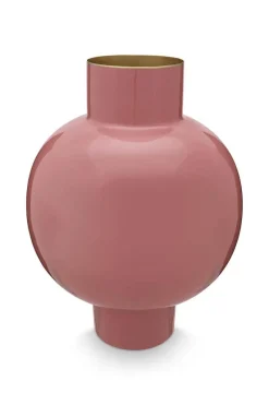 Pip Studio Große Vasen|Metall Vase 42cm Rosa