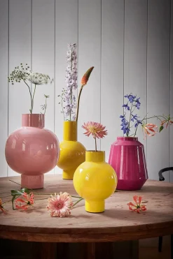 Pip Studio Große Vasen|Metall Vase 42cm Rosa