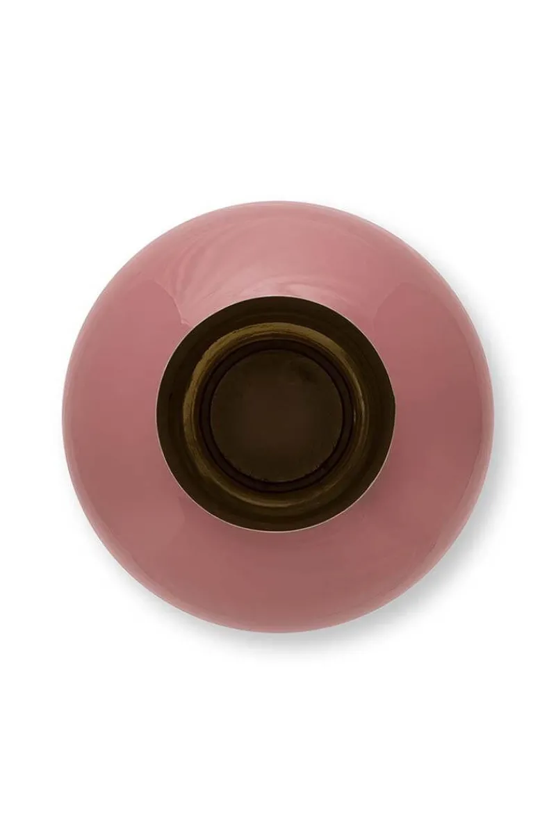 Pip Studio Große Vasen|Metall Vase 42cm Rosa