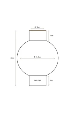 Pip Studio Große Vasen|Metall Vase 42cm Rosa