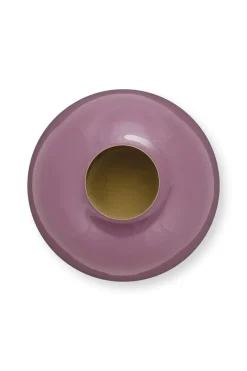 Pip Studio Große Vasen|Metall Vase Violett 23cm