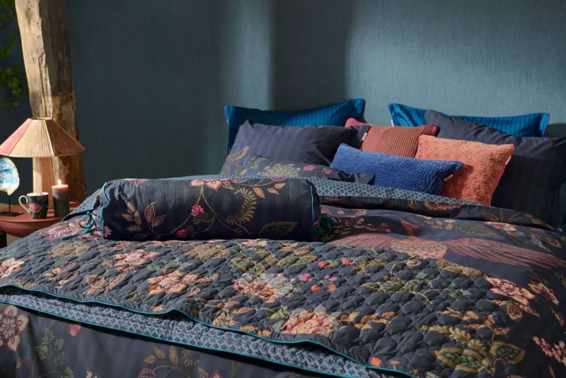 Pip Studio Zierkissen|Nackenrolle|Nackenrolle Buenas Noches Dunkelblau